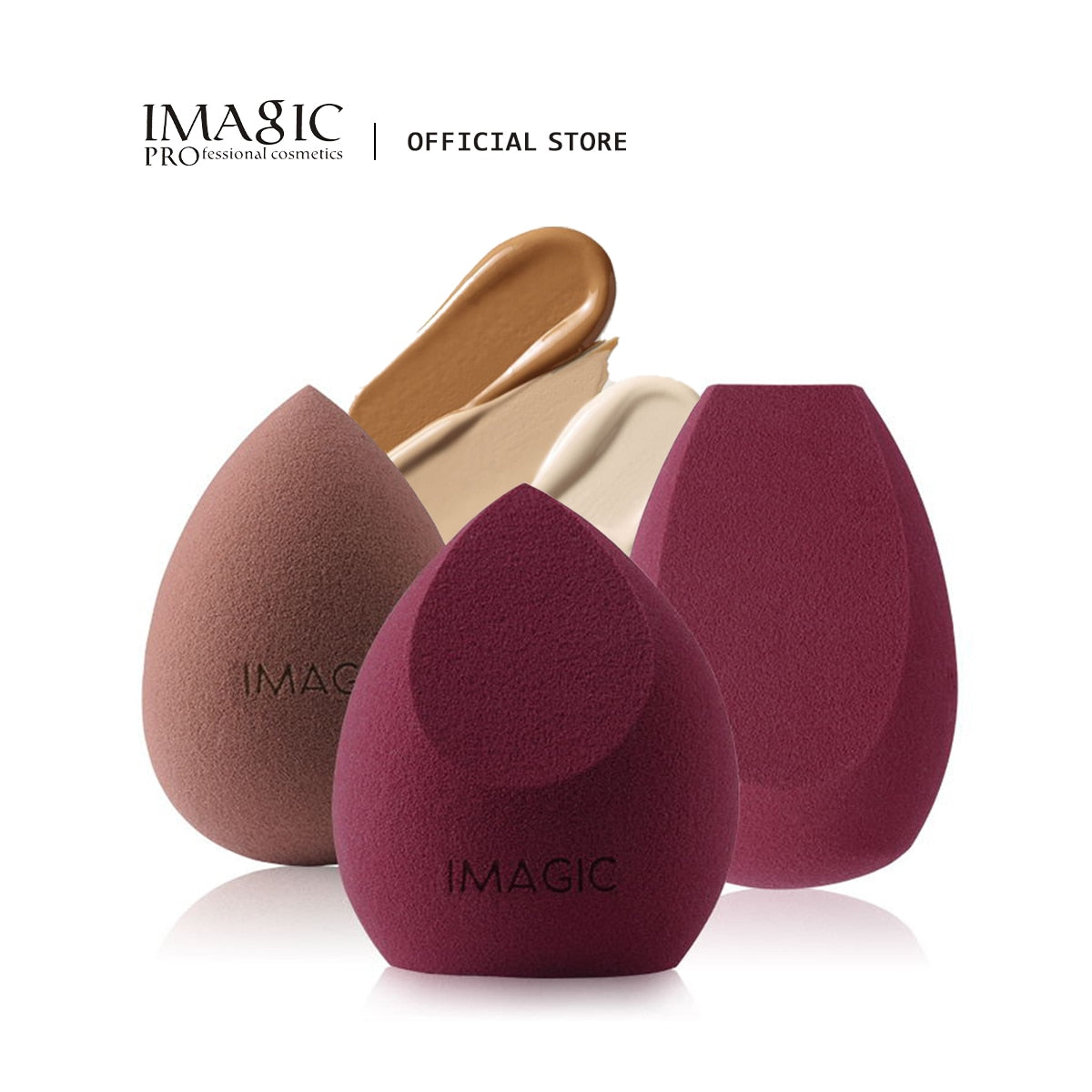 IMAGIC 3Pcs Makeup Puff Wet And Dry