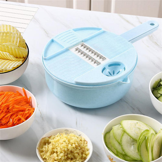 Multifunctional Radish Cutter Grater 12 In 1 Vegetable Chopper