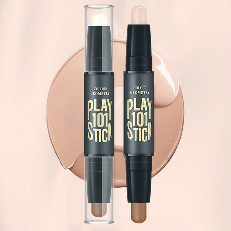 Double-end Face Highlight & Contour Stick