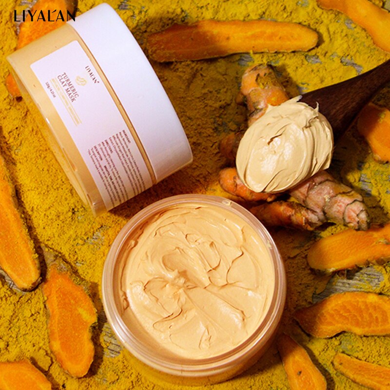 120G Anti Acne Tumeric Mud Mask Beauty Facial