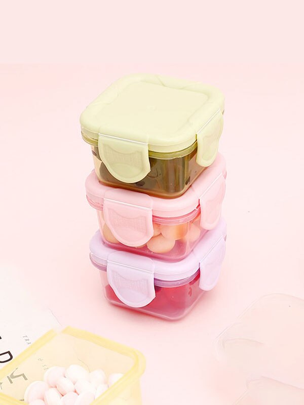 4Pcs BPA Free Mini Baby Food Storage