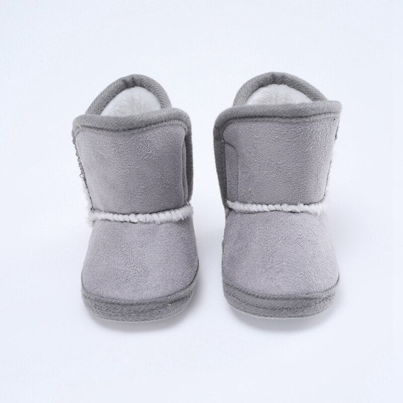 Winter Baby Shoes Booties Solid Warm