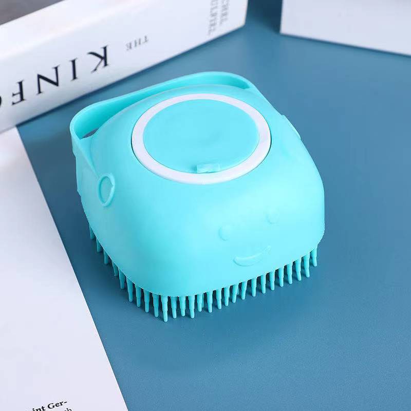 Dog Bath Brush Multifunctional Silicone Scrubbing Bath