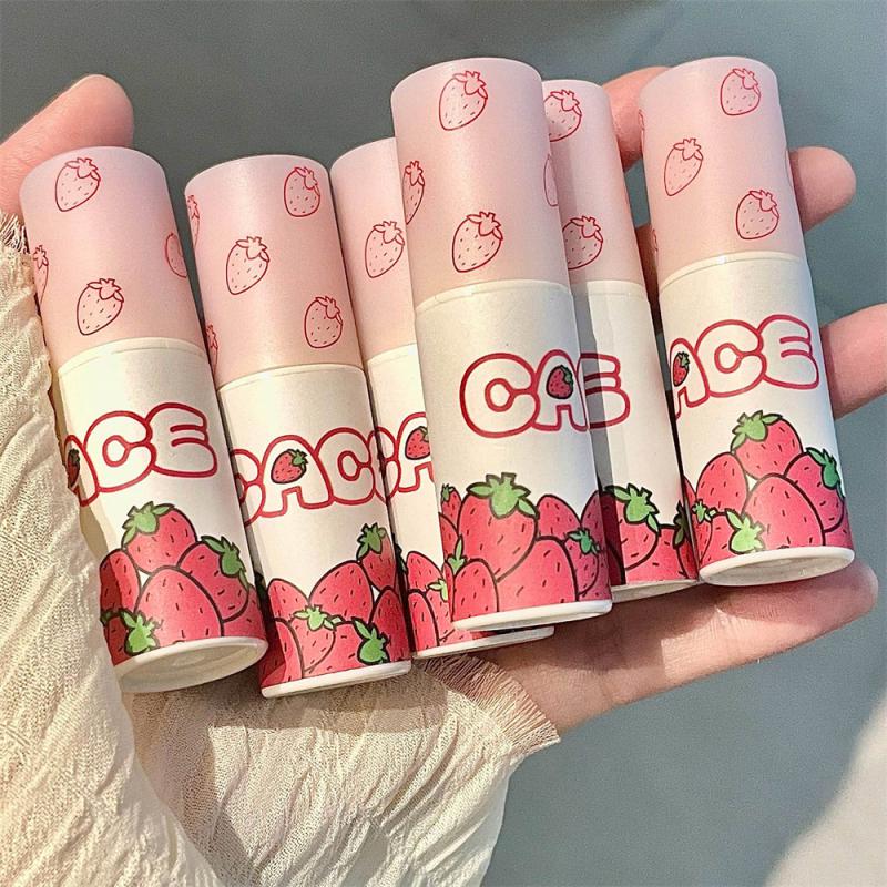 CACE 6 Color Strawberry Lip Mud Lip