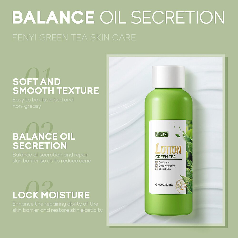 Natural Green Tea Face Lotion Deep