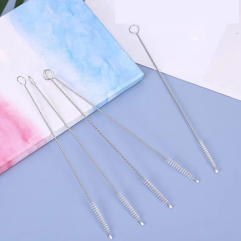 4/10Pcs/Set Stainless Soft Hair Suction For Washing Glass