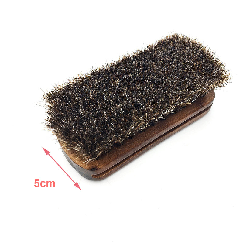 Grinding Horse Hair Shoes Cleaner Pony Brush Polishing Tools