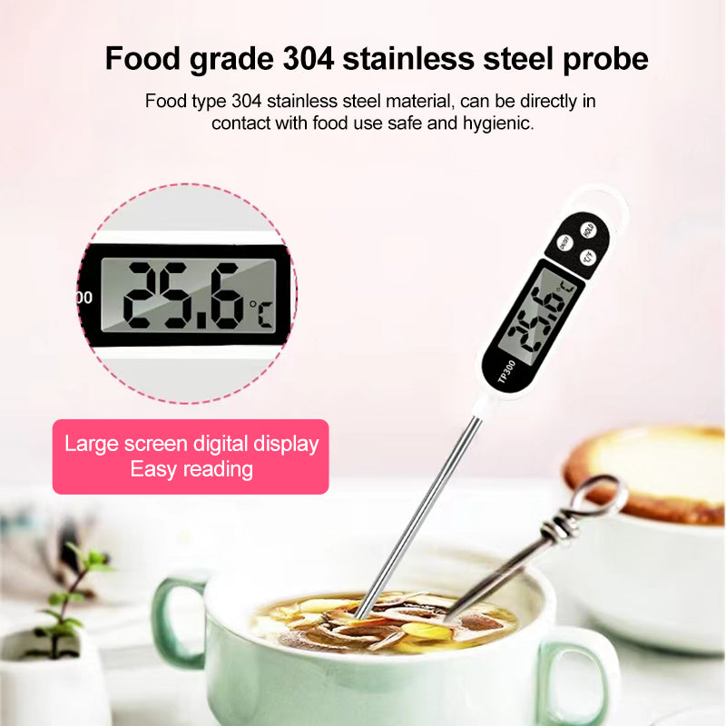 Kitchen Digital Food Thermometer Meat Cake Milk BBQ Cooking