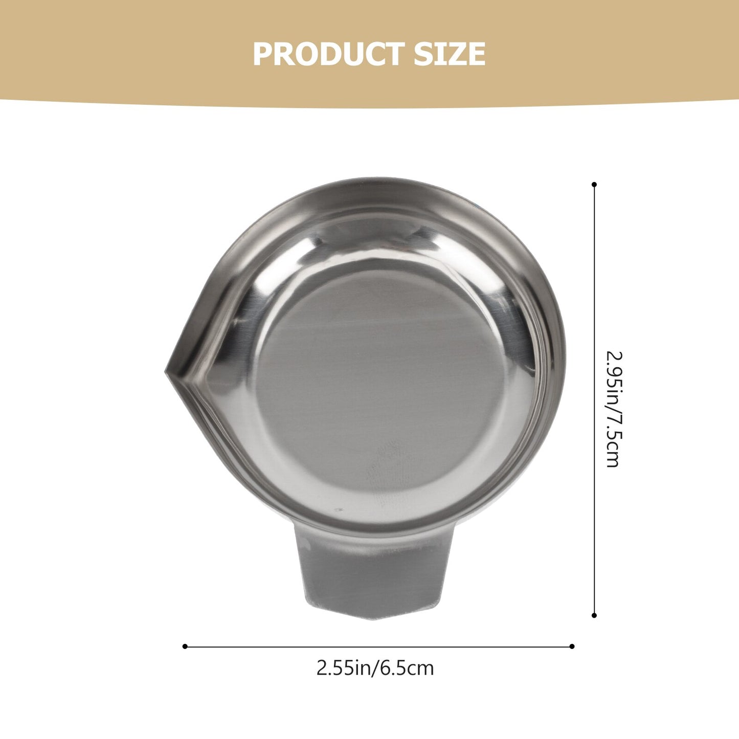 Gold Scale Stainless Steel Weighing Dish