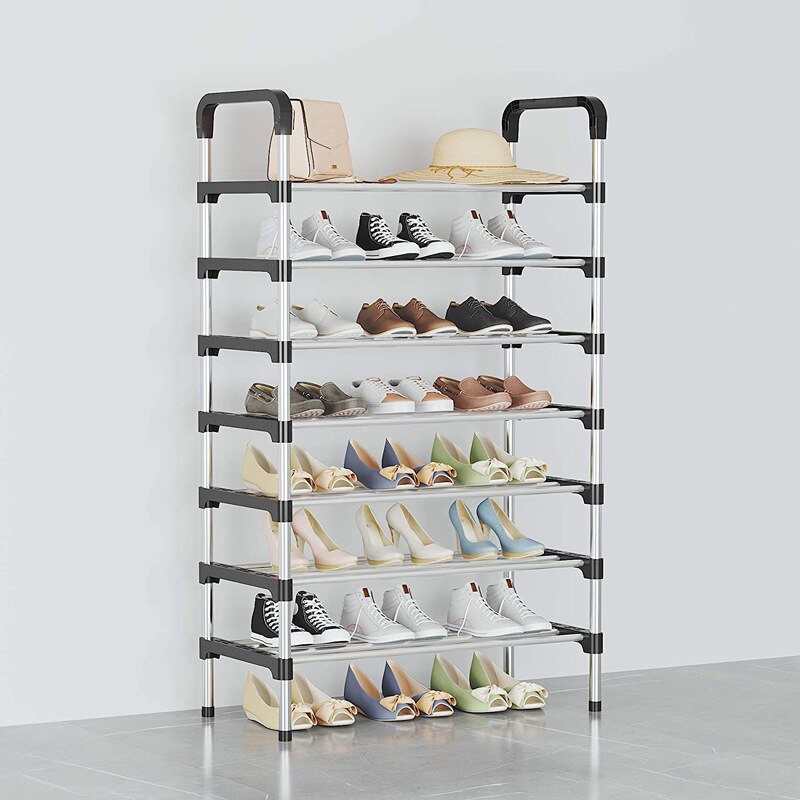 Simple Multi Layer Shoe Rack Stainless Steel