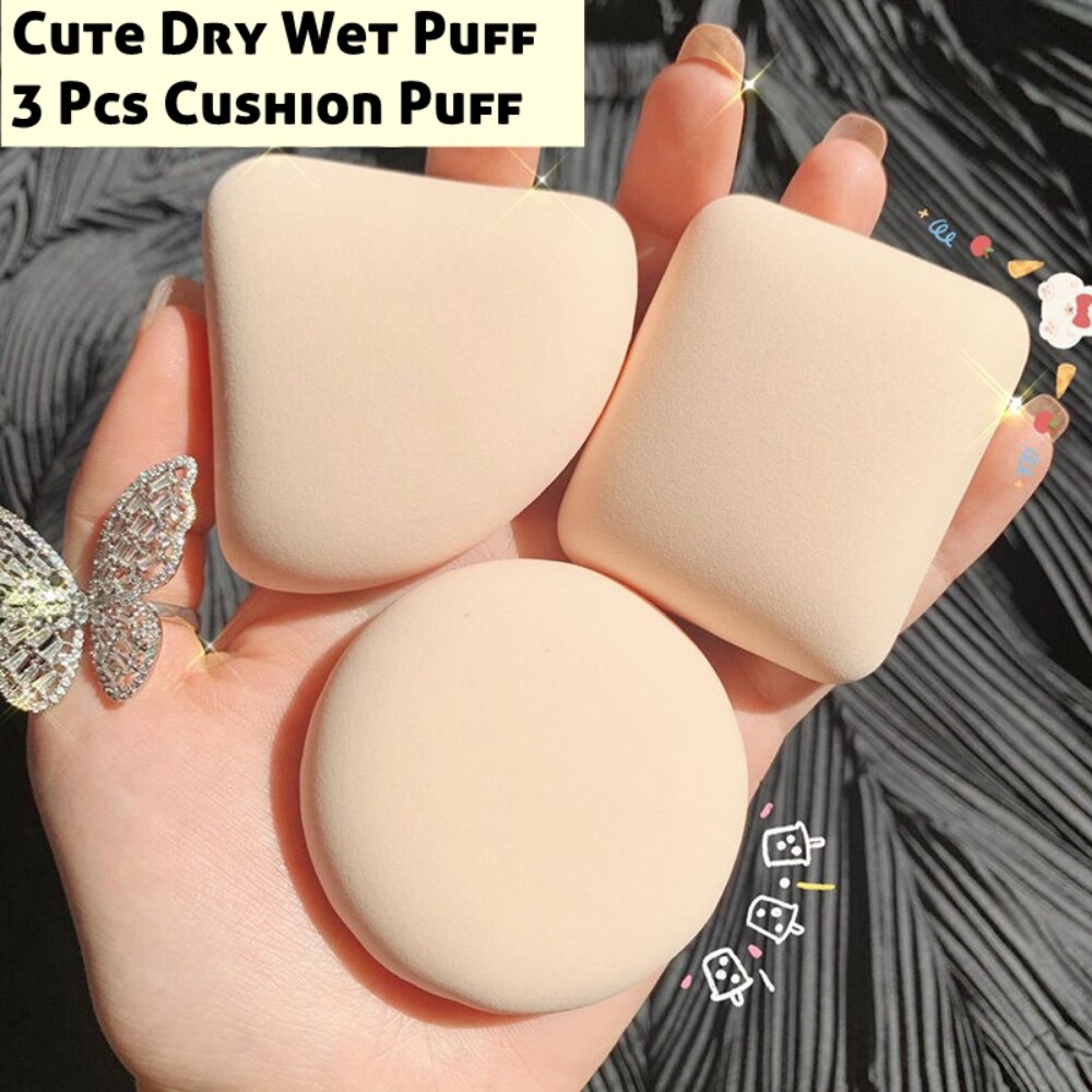 2/3Pcs Soft Air Cushion Cosmetic Puff