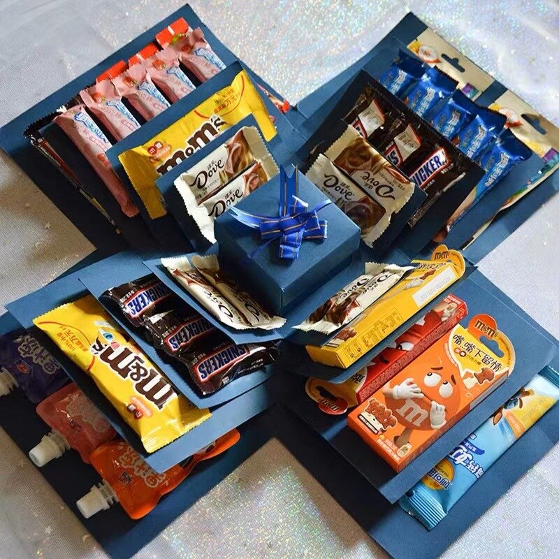 Creative Handmade DIY Snacks Gift Box