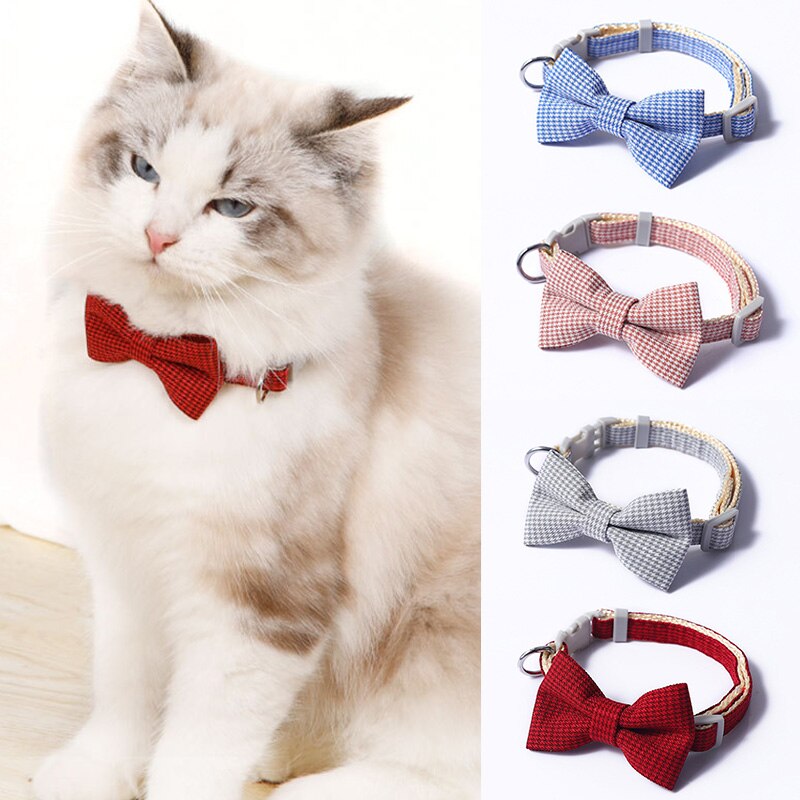 Cat Pet Collar Bow Collar Pet Accessories