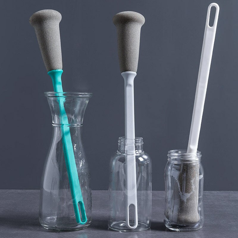 New Long Handle Sponge Cup Brush