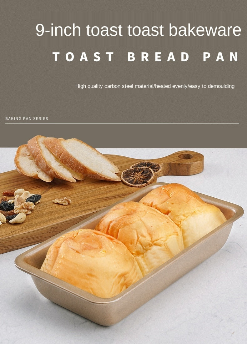 9 Inch Loaf Banking Pan Toast Bread Mold Cake