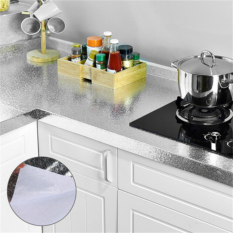 Modern Kitchen Stickers Waterproof Self-adhesive Stickers Oil-proof Classic Wall Stickers