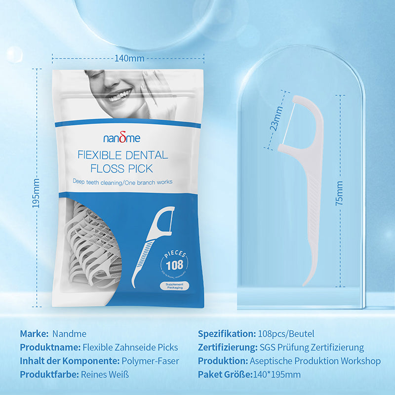 Nandme Dental Floss Oral Care Flosser Picks