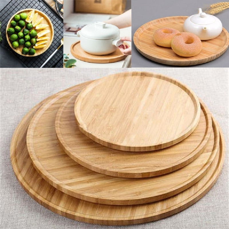 Dish Wooden Dessert Cutting Tray Wooden