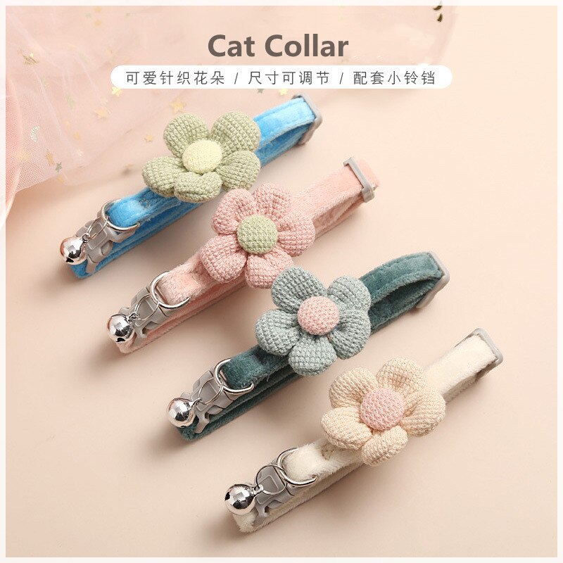 New Cute Flower Pet Cat Cat Collar