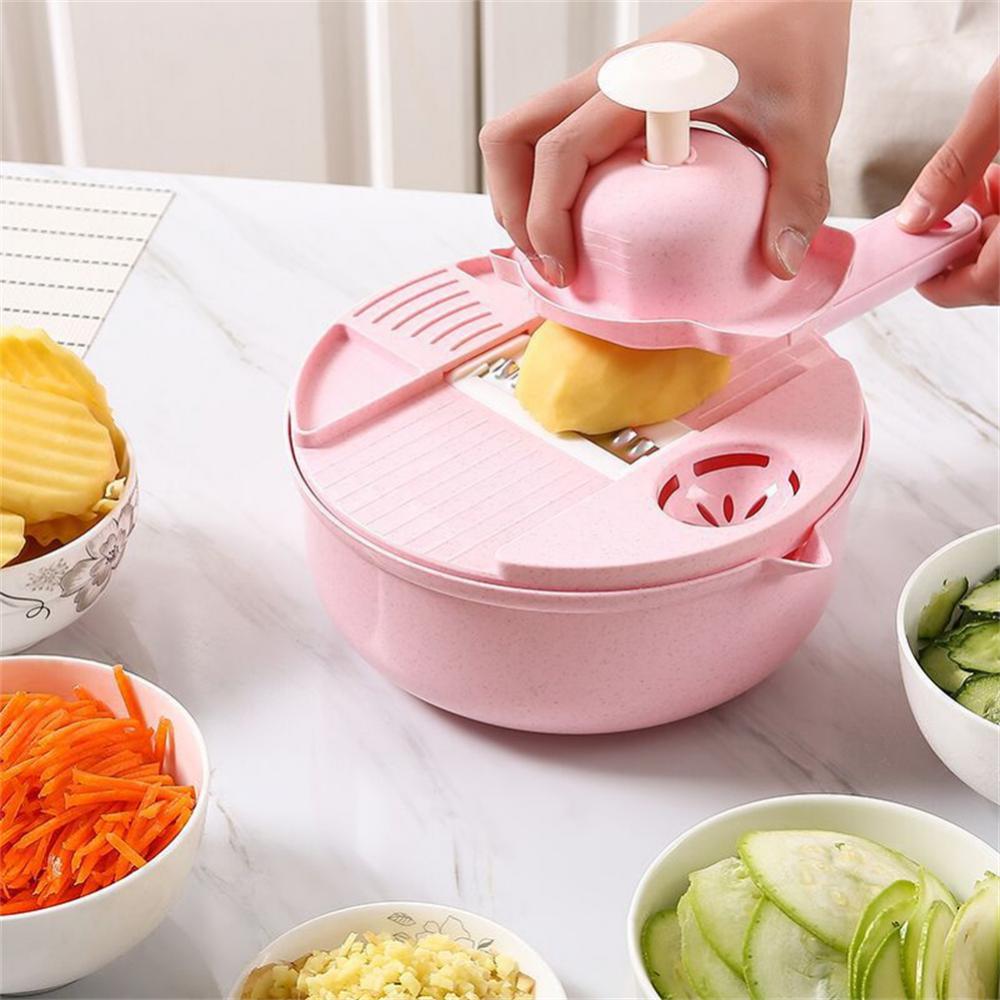 Multifunctional Radish Cutter Grater 12 In 1 Vegetable Chopper