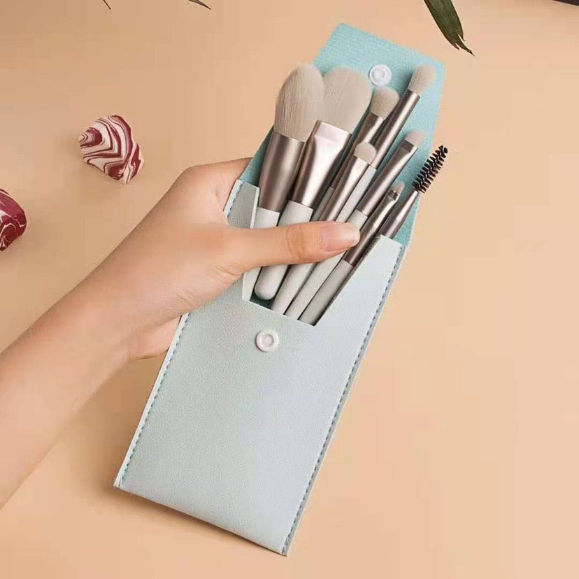 Portable Makeup Brushes Set Women