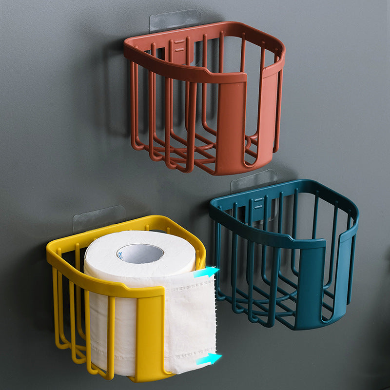 Wall-Mounted Punch-Free Toilet Paper