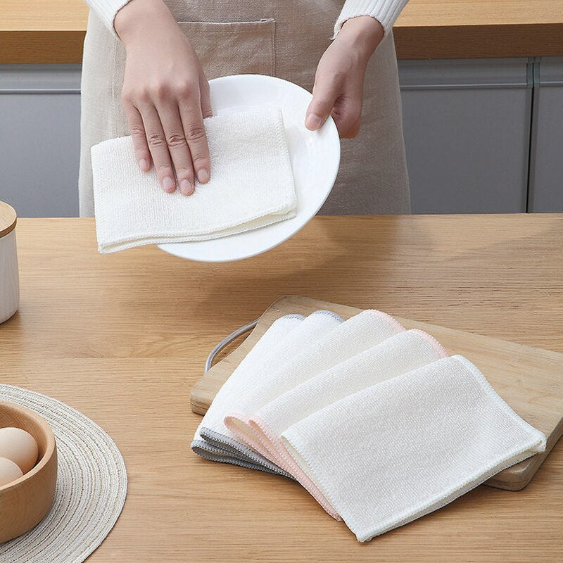 Bamboo Towel Washcloths Utensils For Dishes