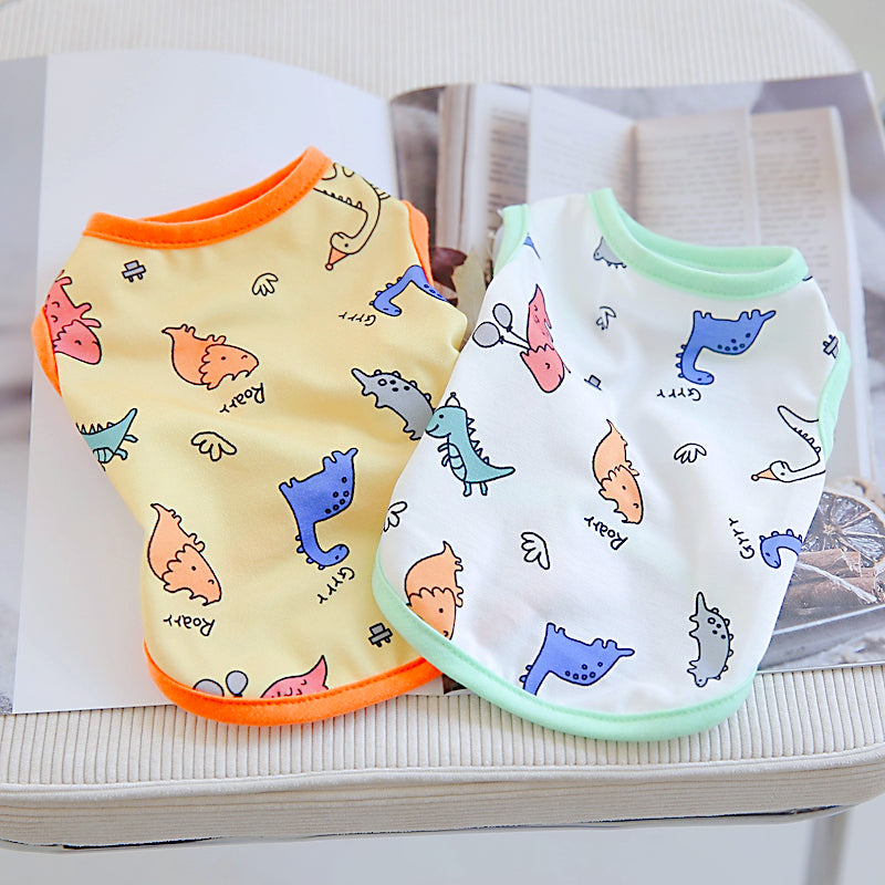 Jurassic Paws Dinosaur Print Pet Dog Clothes