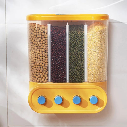 Food Grain Storage Boxes Wall Mounted Storage