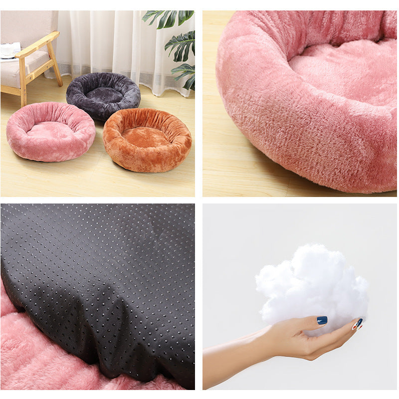 Dog Bed Round Washable Pets