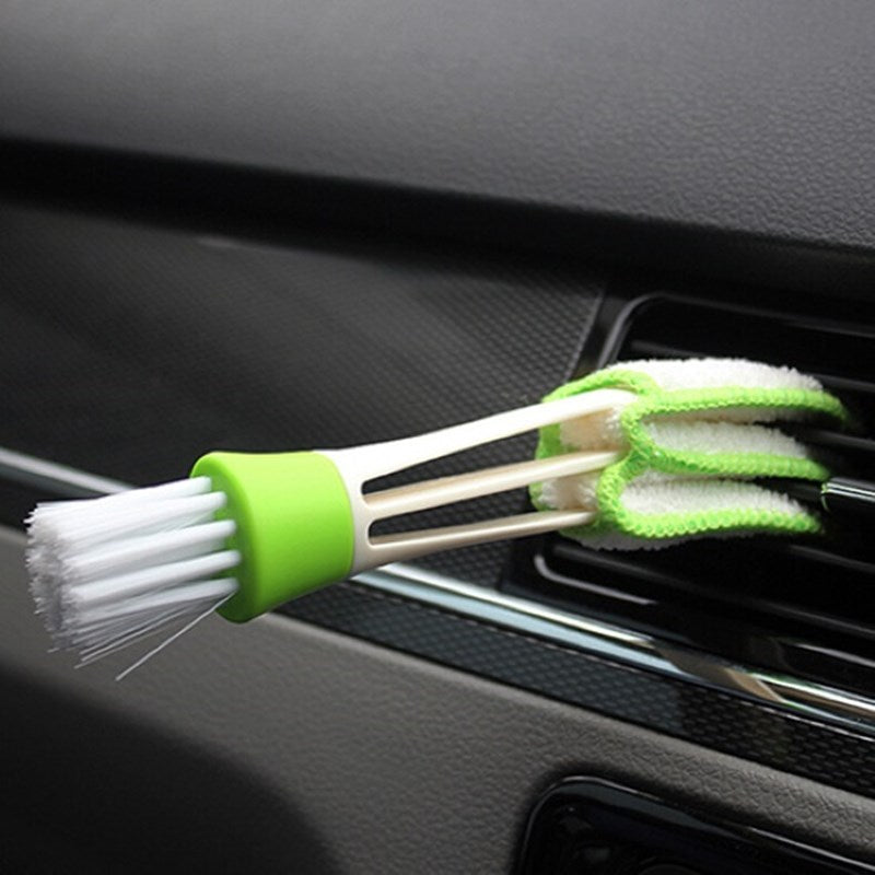 Plastic Car Brush Cleaning Tool Auto Air Conditioner Vent Blinds Cleaner