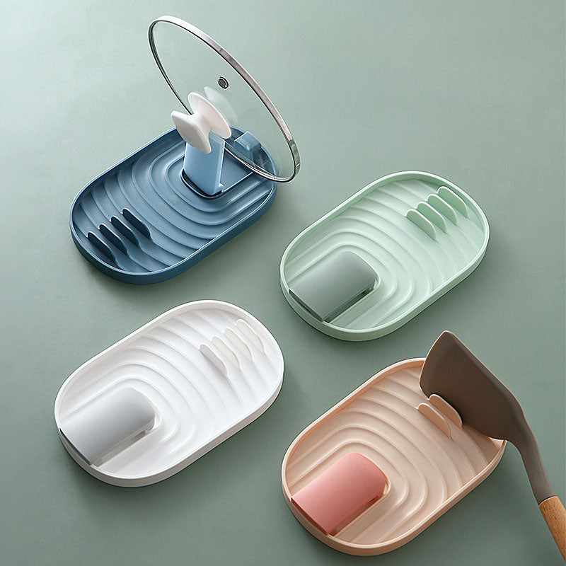 Multi Purpose Pot Lid Holder Spatula Hanging Reserve Household