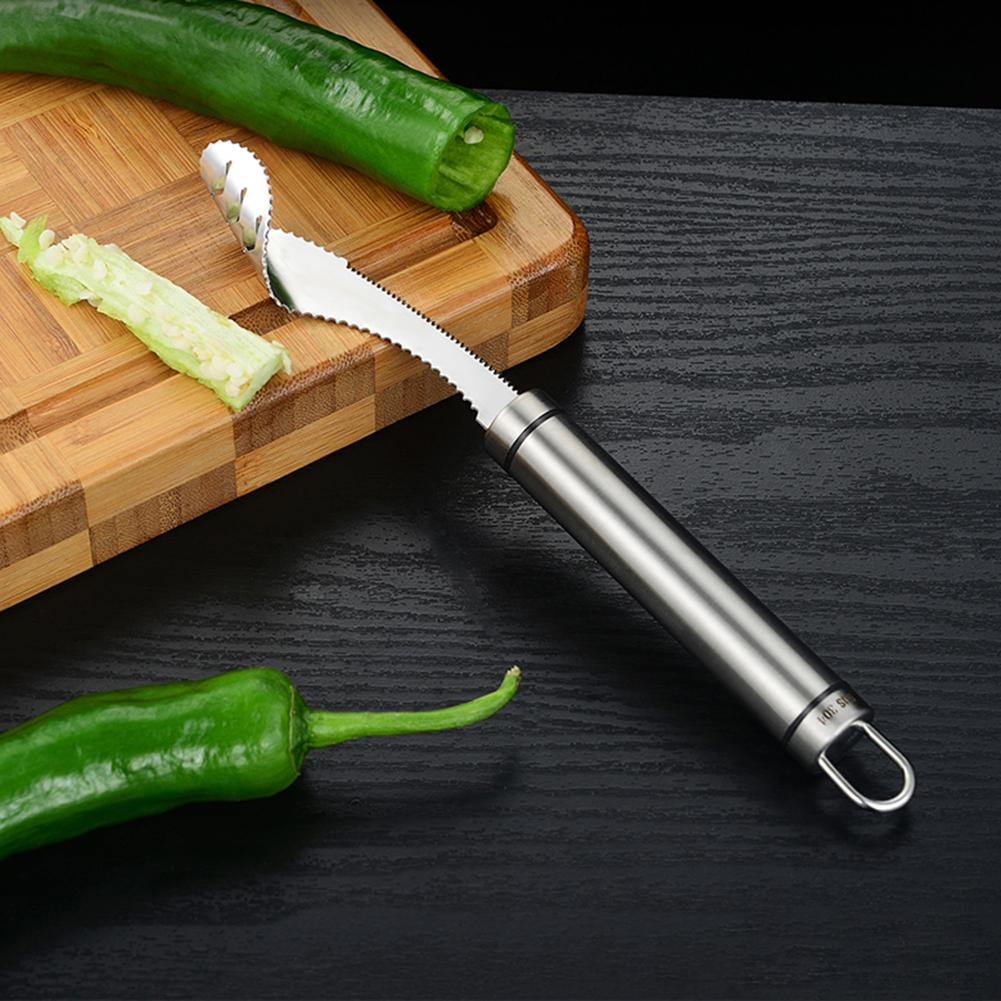 Stainless Steel Cut Pepper To Core Household