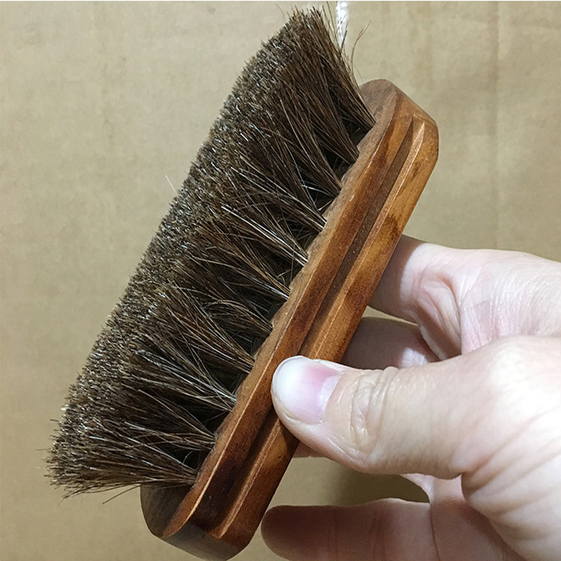 Grinding Horse Hair Shoes Cleaner Pony Brush Polishing Tools