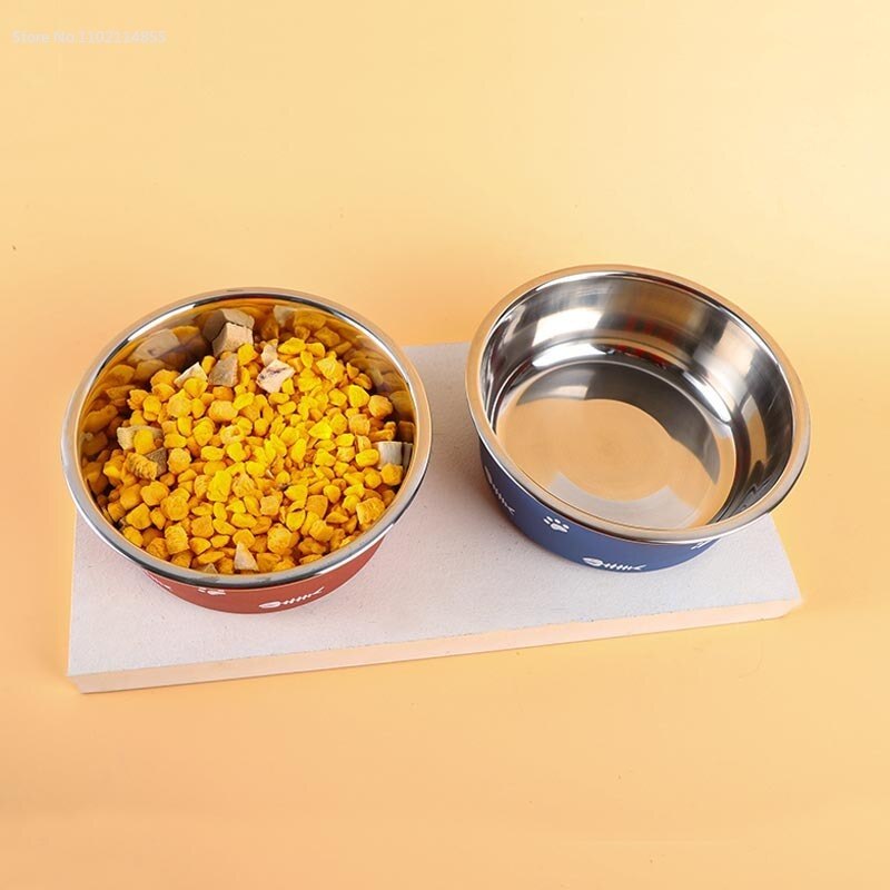 Pet Cat Feeding Bowl Stainless Steel