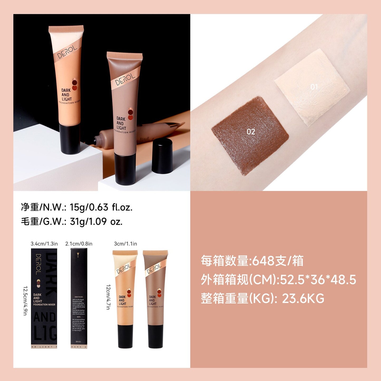 Concealer Toner Blackening