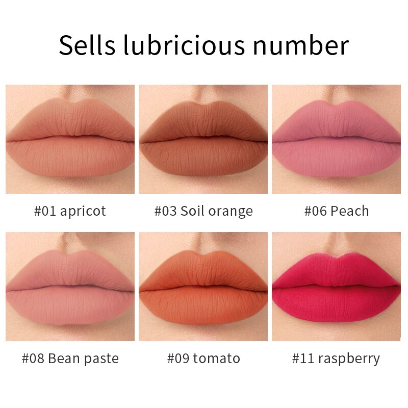 Matte Lipstick 12 Colors