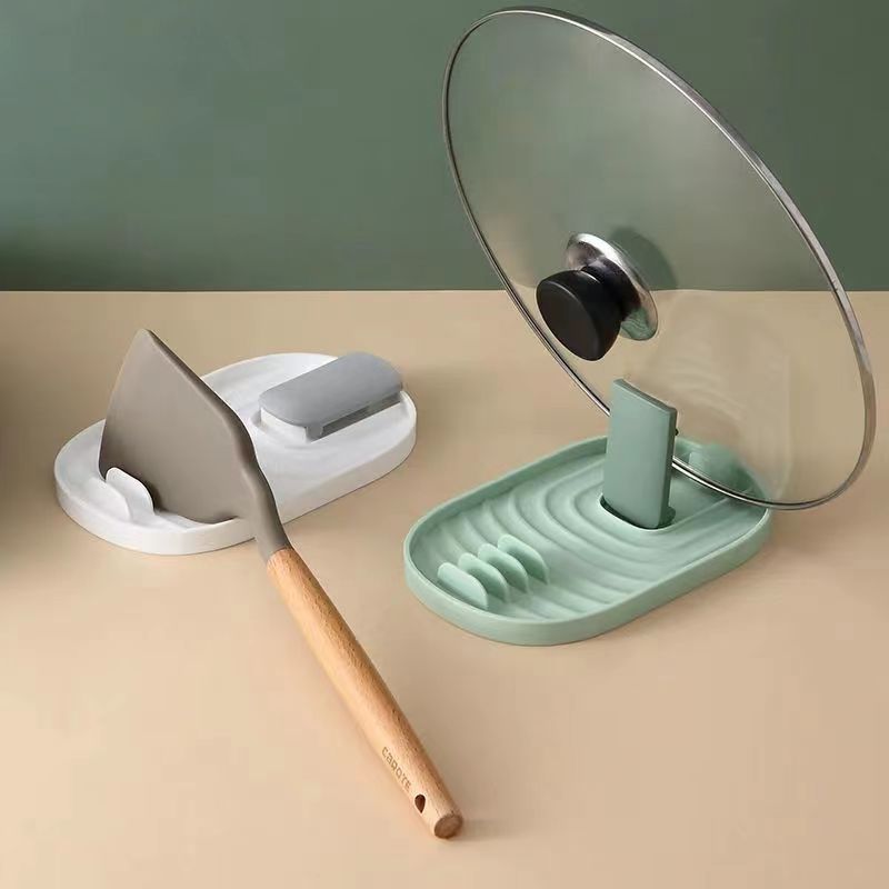 Multi Purpose Pot Lid Holder Spatula Hanging Reserve Household