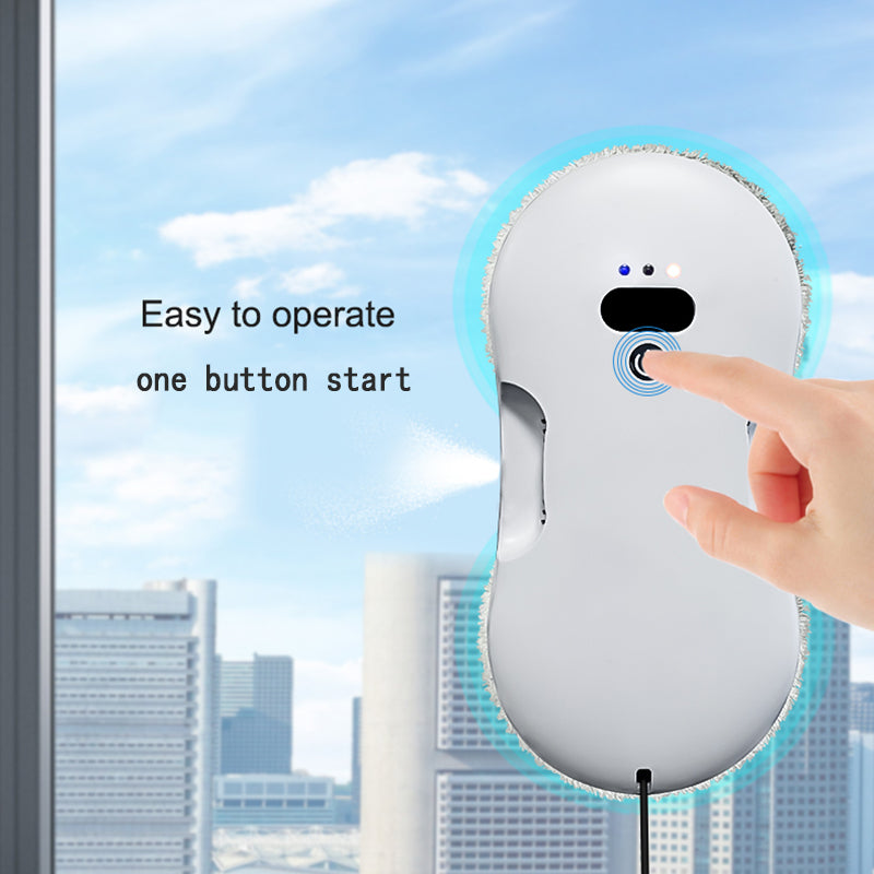 Robotic Window Cleaner Automatic Water Spray Remote Controls