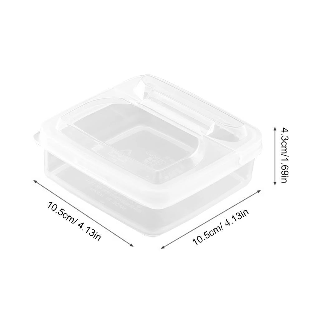 1PCS Butter Cheese Storage Box Portable Refrigerator Fruit Vegetable Fresh-keeping Organizer Box