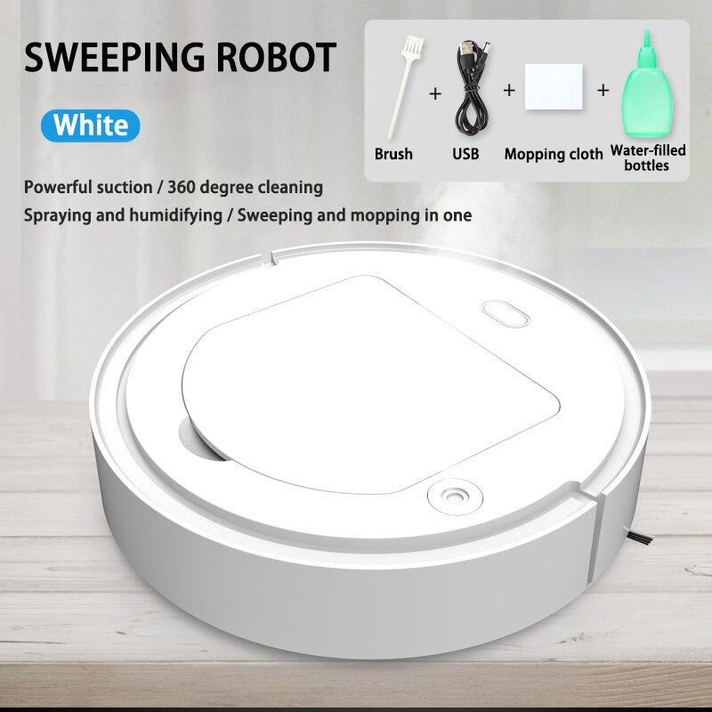 Intelligent Sweeping Robot With Humidify Cleaner Floor Edge Dust Clean