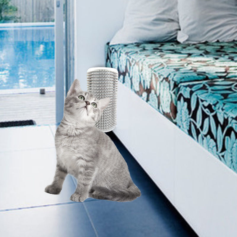 Removable Cat Corner Comb for Grooming and Scratching